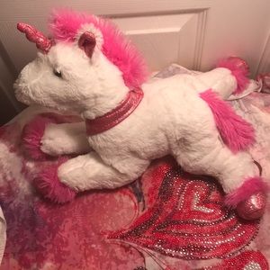 UNICORN , by Hug Fun, like new soft  fun toy.